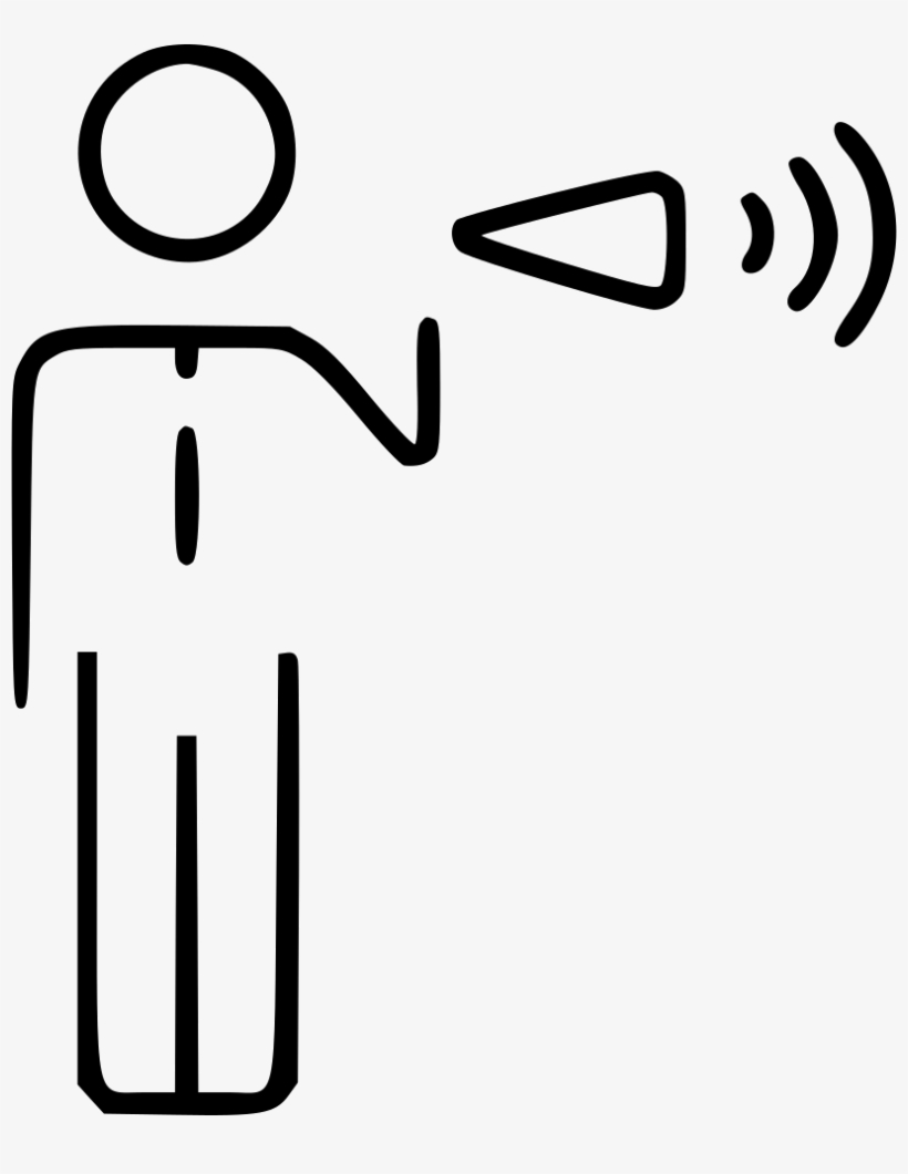 Businessman Megaphone Leader Media Announce Loudspeaker - Loudspeaker, transparent png #1218293