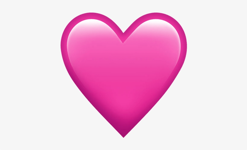 Pink Heart Emoji Png, transparent png #1218576