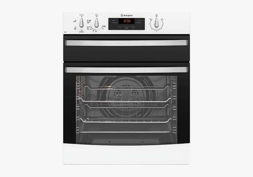 White Fan Forced Oven Separate Grill - Westinghouse Wve655w White 60cm Separate Grill Electric, transparent png #1218777
