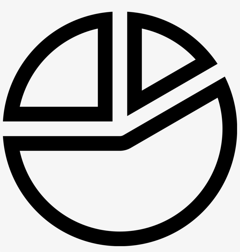 Open - Pie Chart Icon Vector, transparent png #1218851