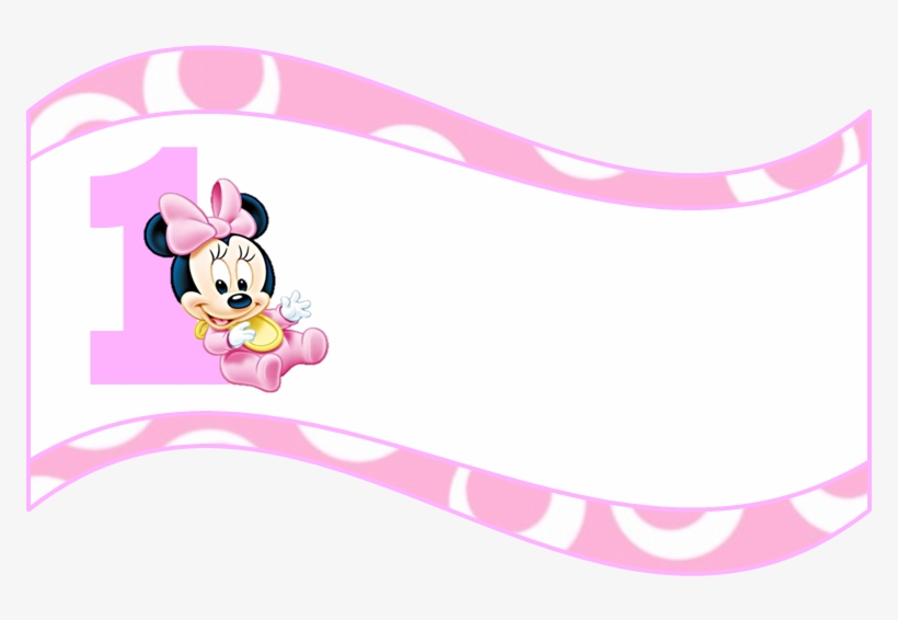 Kit De Minnie En Su Primer Cumpleaños Para Imprimir - Birthday, transparent png #1219238