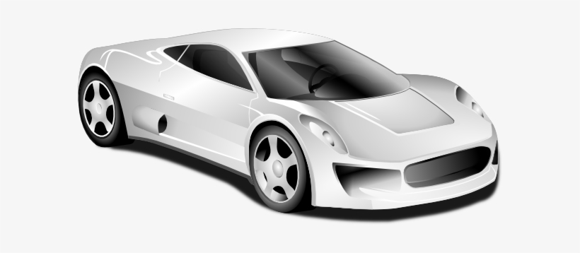 White Sport Car Png, transparent png #1219256