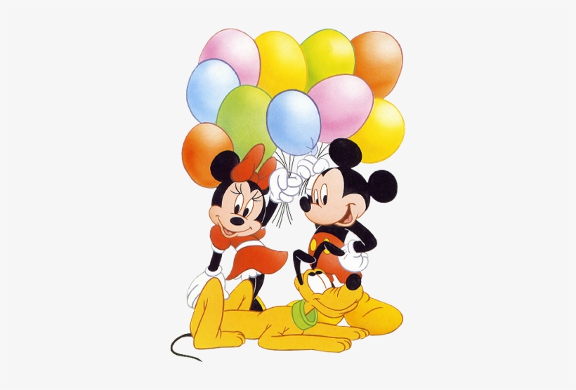 Turma Do Mickey Da Disney Fazendo Anivers&225rio Imagens - Mickey Y Minnie De Cumpleaños, transparent png #1219283