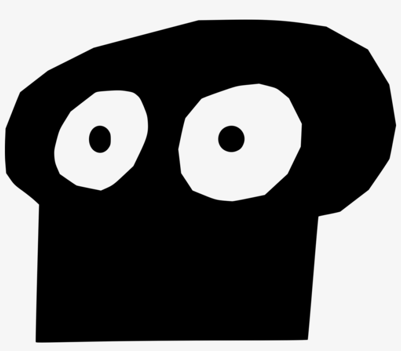 Skull 59 Black White Cartoon - Clip Art, transparent png #1219361