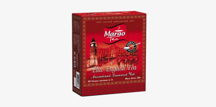 Margo Tea Elite English Tea Teabag - Box, transparent png #1219415