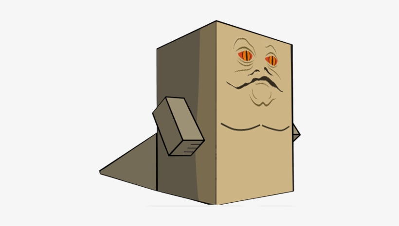 Jabba The Hatt Paper Toy - Cubeecraft De Star Wars Jabba, transparent png #1220146