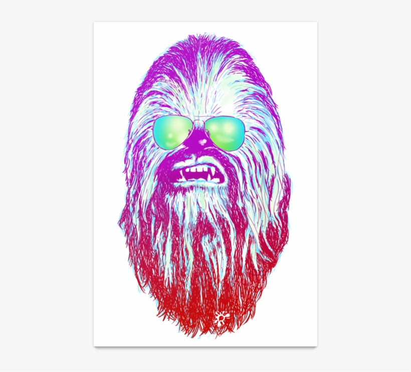 Compre Posters Com A Arte Chewie Do Studio @luispippi - Chewbacca, transparent png #1220298