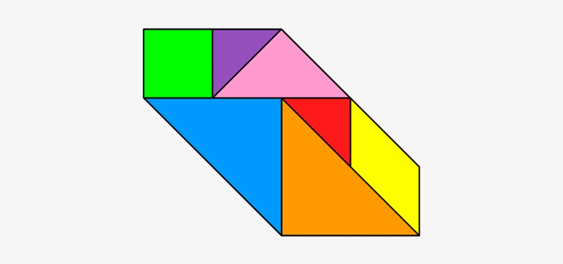 Tangram Convex Polygon - Convex Polygon Tangram, transparent png #1220407