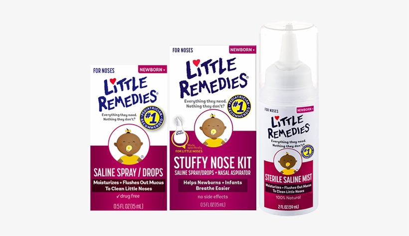 Little Remedies® Saline - Little Remedies Nose Spray, transparent png #1220691