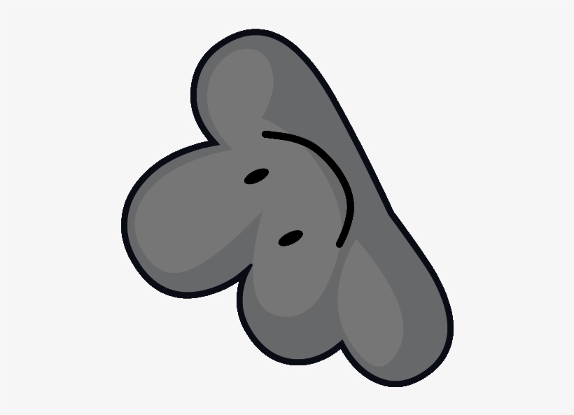 Cloudy Stone Dead - Bfdi Cloudy, transparent png #1220722