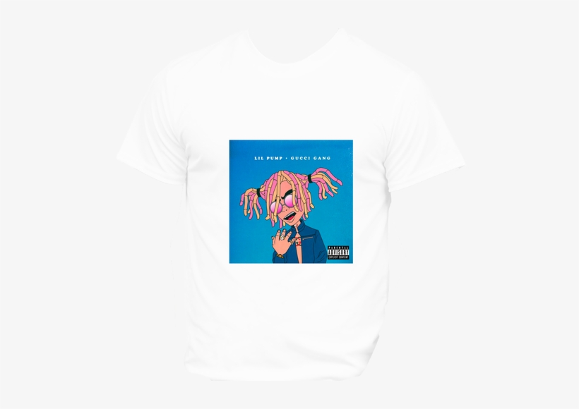 Lil Pump - Redbubble Lil Pump Gucci Gang Grafik T-shirt, transparent png #1220853