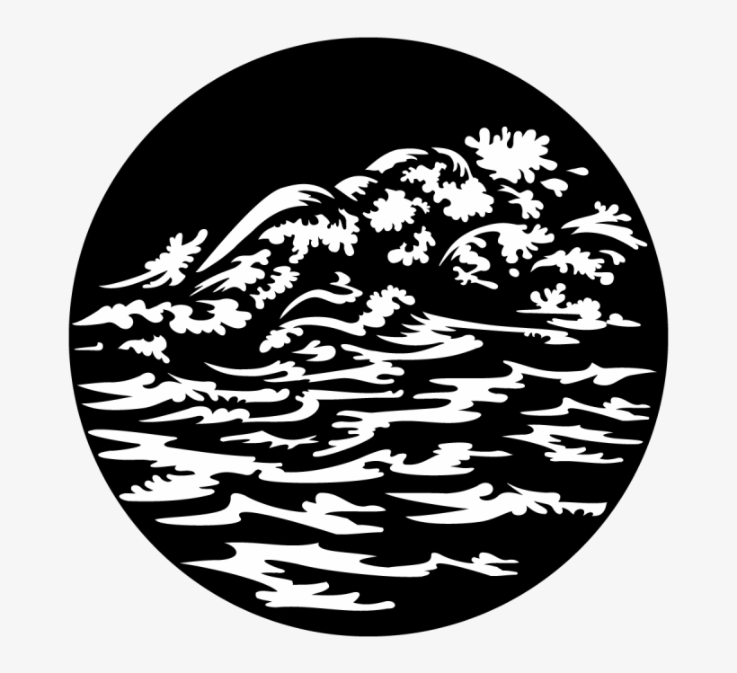 Water Waves Breaking - Gobo Patterns, transparent png #1221011