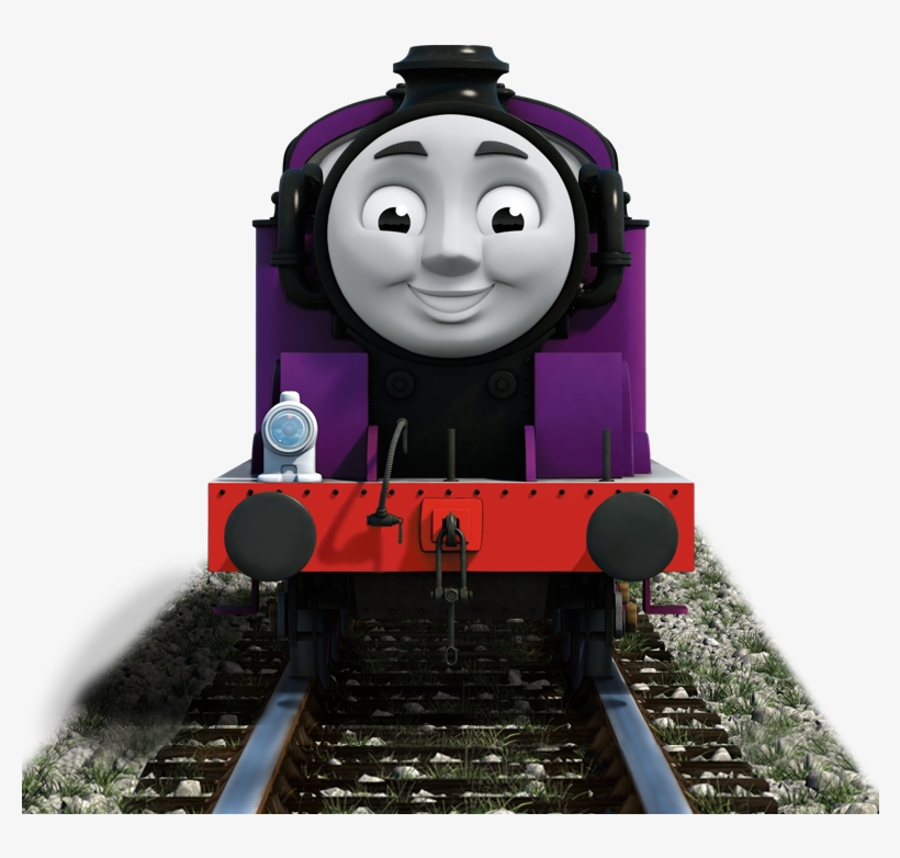 Meet The Thomas Friends Engines Thomas Friends - Purple Thomas Train Name, transparent png #1221108