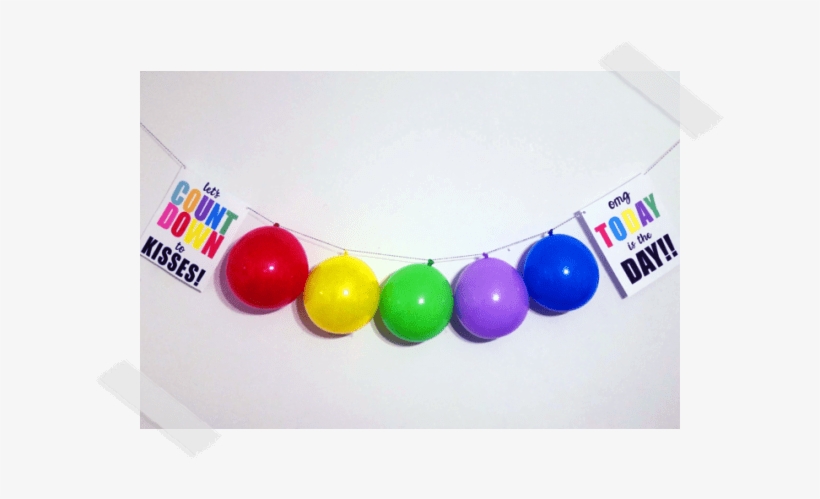 This Balloon Counter Can Be So Fun For Counting Down - Bead, transparent png #1221388