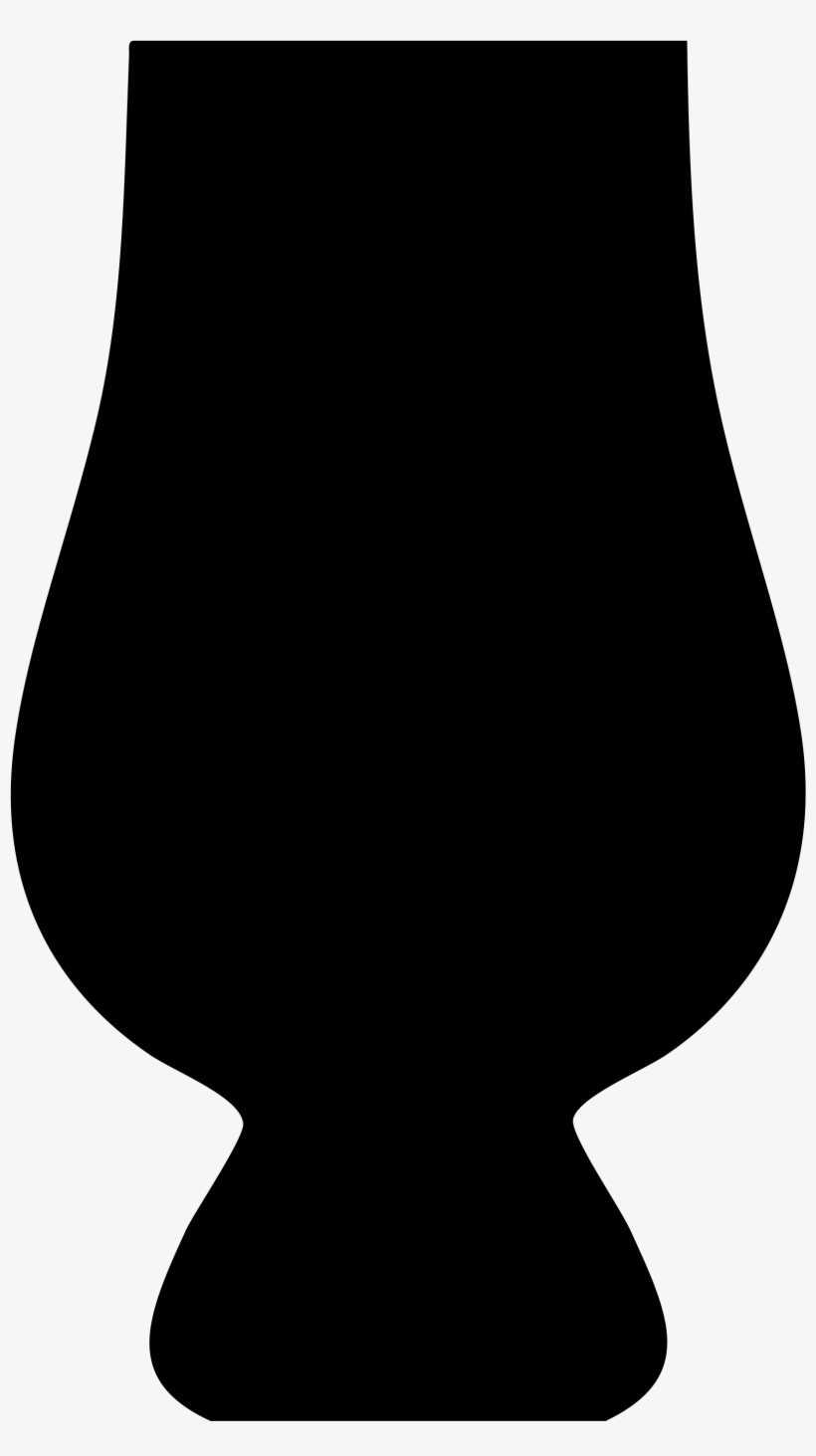 Glencairn Whisky Glass Silhouette - Whisky Glass Silhouette, transparent png #1221508