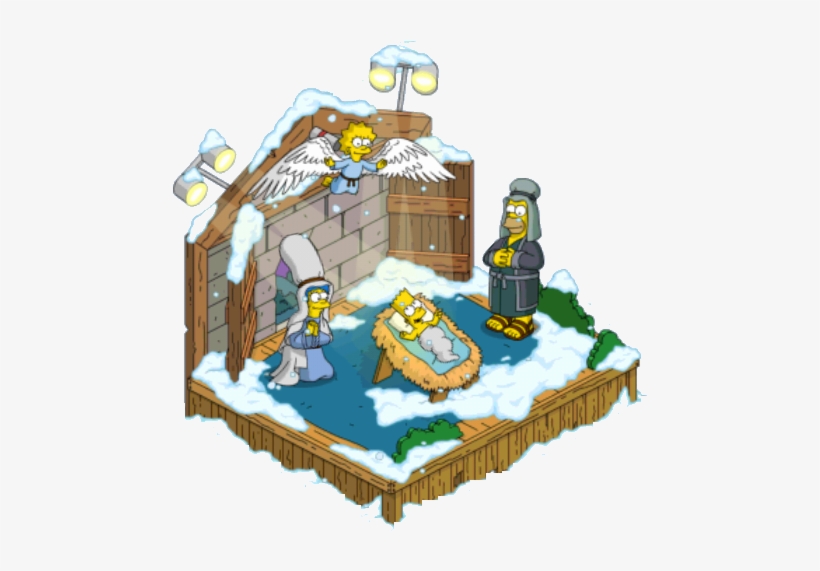 Nativity - Simpsons Nativity Scene, transparent png #1221781