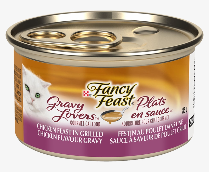 Fancy Feast® Gravy Lovers™ Chicken Feast In Grilled - Purina Fancy Feast Gravy Lovers Salmon Feast, transparent png #1223316