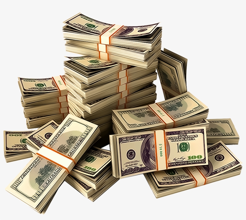 Stacks Of Money Png, transparent png #1223317