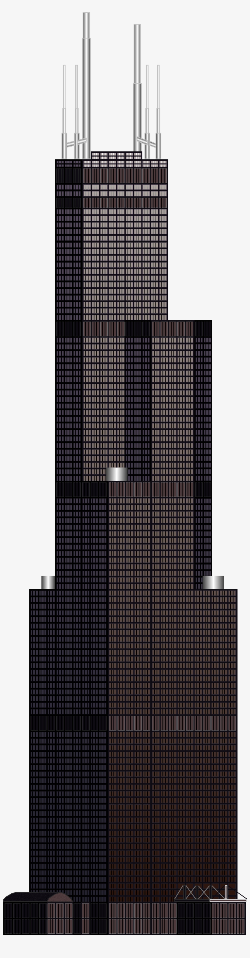 Pc Drawing, Willis Tower, Door Decs, My Credit, Drawings, - Skyscraper 2d Png, transparent png #1223370