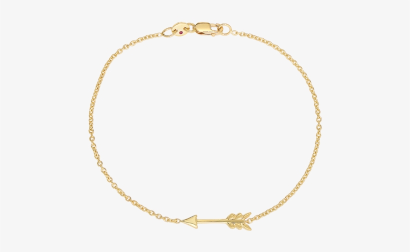 Roberto Coin 18kt Arrow Bracelet - Gold, transparent png #1223631