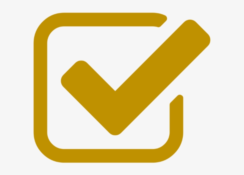 Icon Check Gold Color Check Gold Icon Png - Free Transparent PNG Download - PNGkey