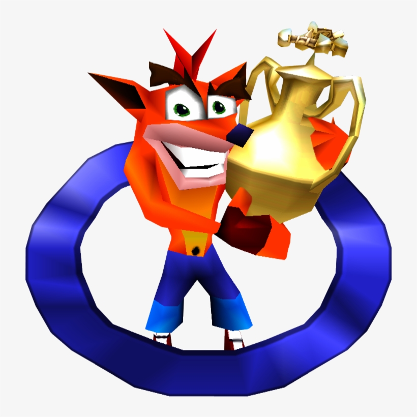 Ctr Crash Team Racing Logo Main Menu - Crash Bandicoot Png Deviantart, transparent png #1224052