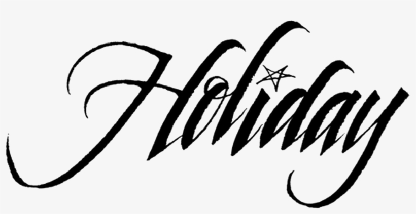 Holiday Png Hd - Calligraphy, transparent png #1224328