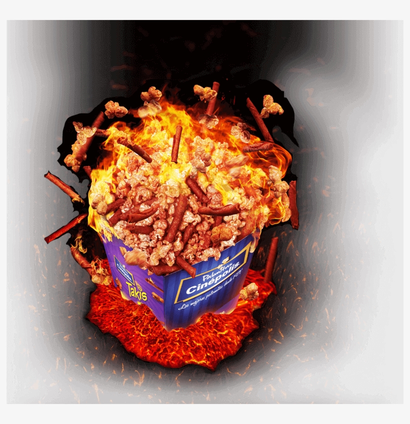 Palomitas Cinepolis Takis Fuego, transparent png #1224453