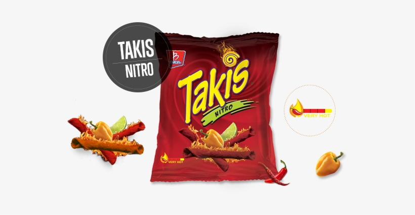 Takis® Nitro - Takis Nitro Tortilla Chips, Habanero & Lime, Very, transparent png #1224570