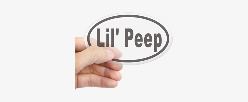 Lil' Peep Euro Oval Sticker Clear > Customer Requests - Cafepress Warning The 100 Oval Sticker 10 Pack 10-pack, transparent png #1224833