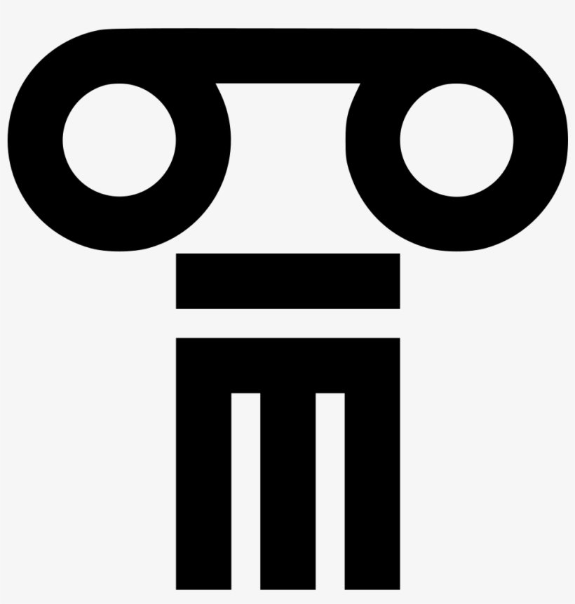 Greek Column Comments - Colonna Icon, transparent png #1224909