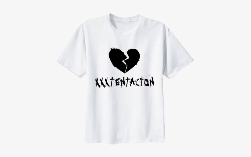 Broken Heart - T-shirt - Xxxtentacion Broken Heart Drawing - Free ...