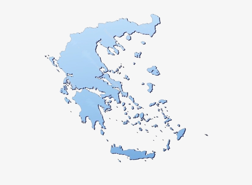 Car Rental In Greece - Greece Average Temperature Map, transparent png #1224962