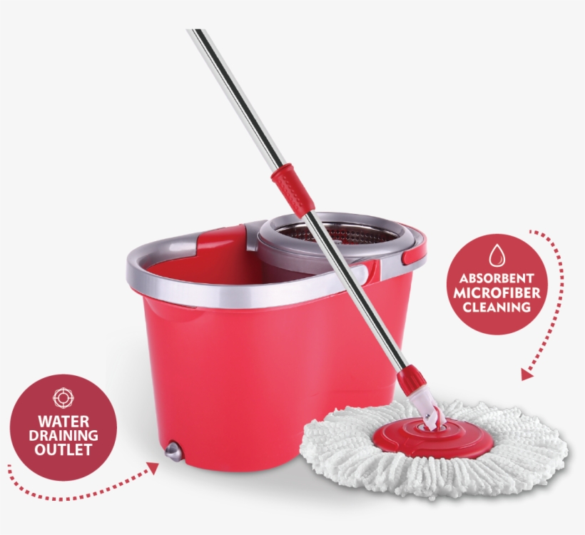 Click To Enlarge - Mount It Spin Mop And Bucket System, transparent png #1225522
