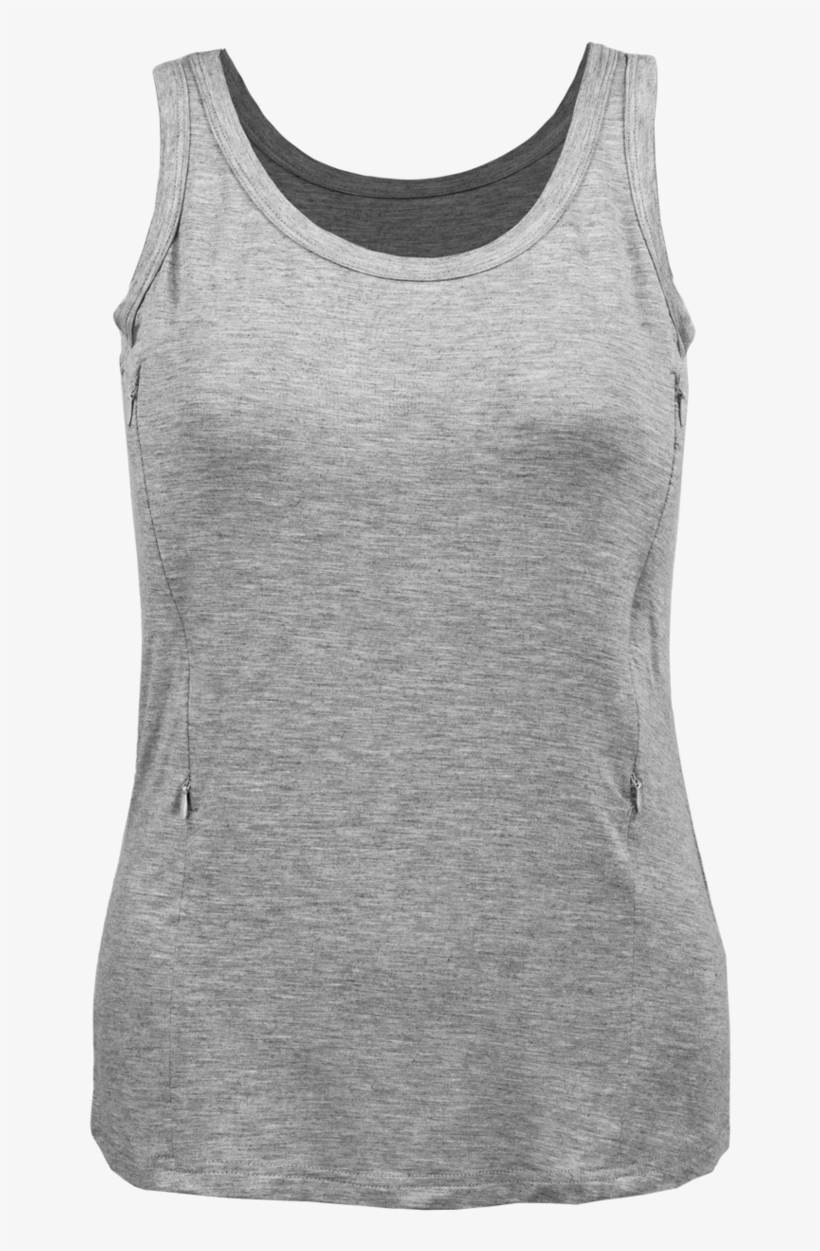 Grey Tank Top Png, transparent png #1225547