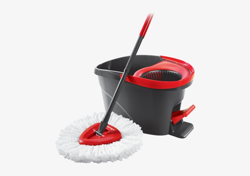 Spin Mops - Ocedar Easywring Microfiber Spin Mop And Bucket Floor, transparent png #1225566