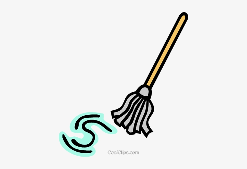 Mop Royalty Free Vector Clip Art Illustration - Church Spring Clean Up Transparent, transparent png #1225599