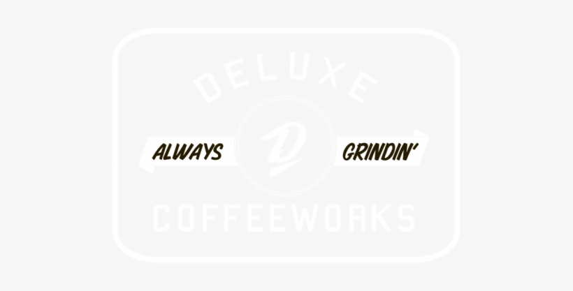 Deluxe Logo Whiteoutblack - Deluxe Coffeeworks Stellenbosch, transparent png #1225707