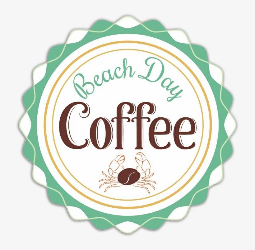 Beach Day Coffee Logo - Money Back Guarantee, transparent png #1225744