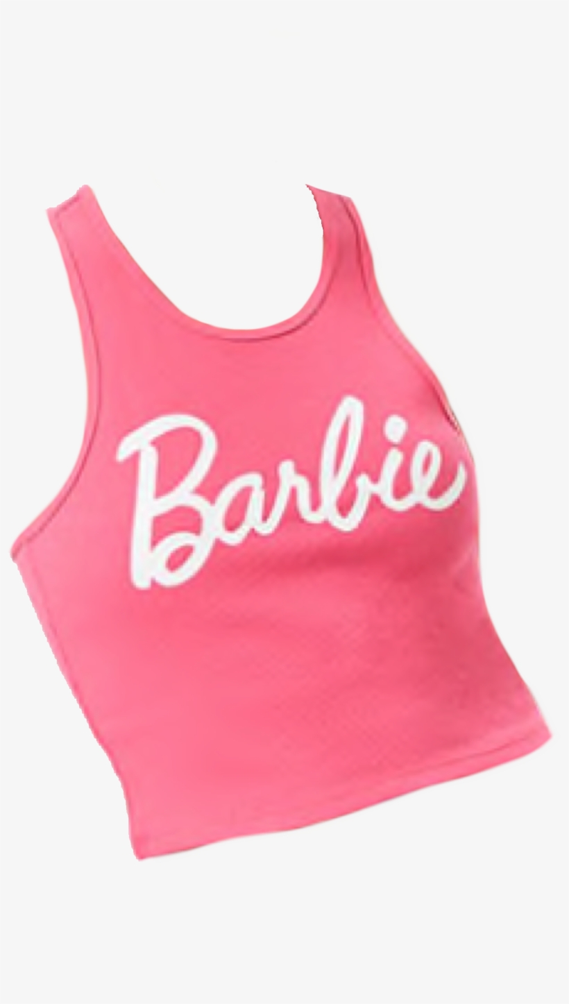 Pink Barbie Tank Top Polyvore Moodboard Filler Pink - Moodboard Pink Fillers Png, transparent png #1225783