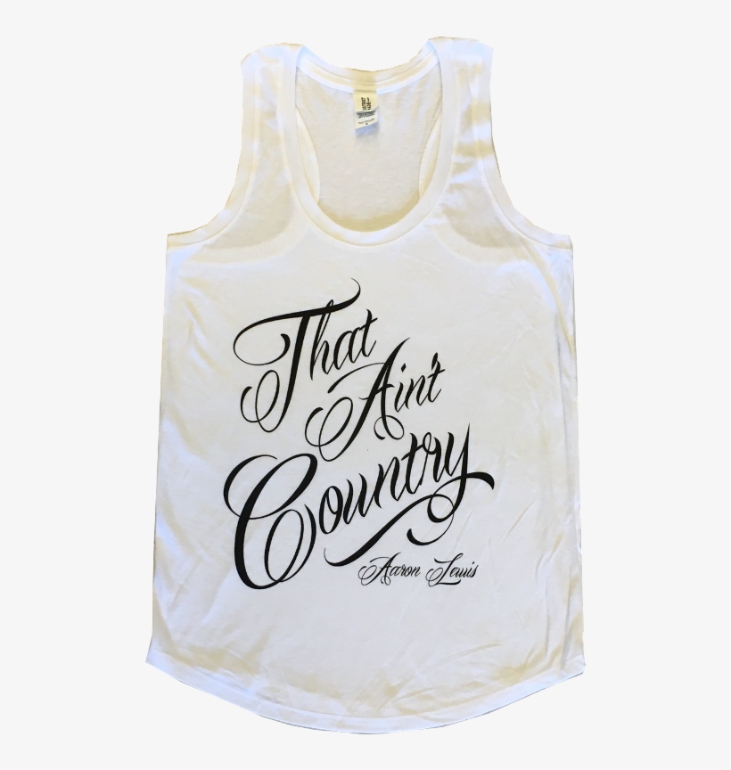 Aaron Lewis Ladies White Tank Top - Aaron Lewis Tank Tops, transparent png #1225840