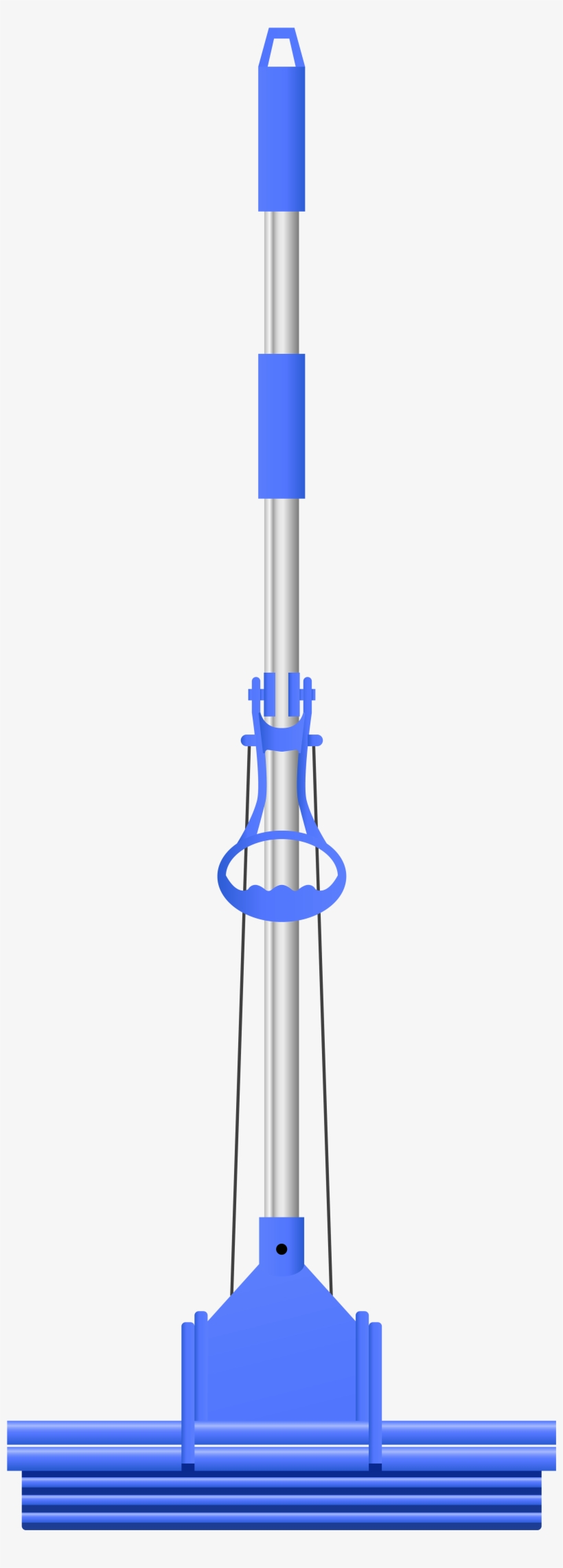 Sponge Mop Blue Png Clip Art Image - Mop, transparent png #1226074