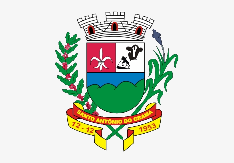 Coat Of Arms Of Santo Antônio Do Grama - Illustration, transparent png #1226098