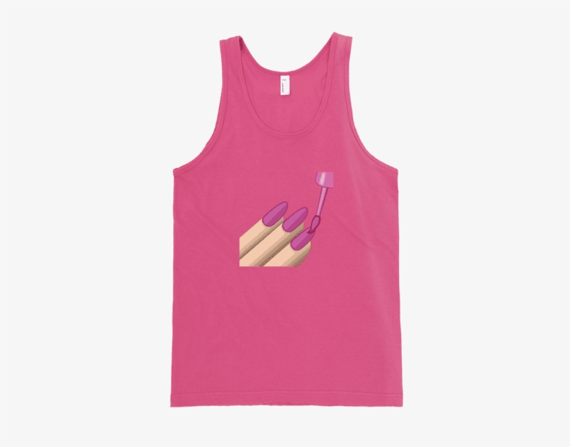Nail Polish Emoji Tank Tank Top Swish Embassy - Love Tony Stark Shirt, transparent png #1226148