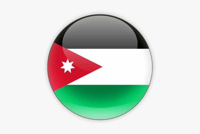 Flag Icon Of Jordan, transparent png #1226626