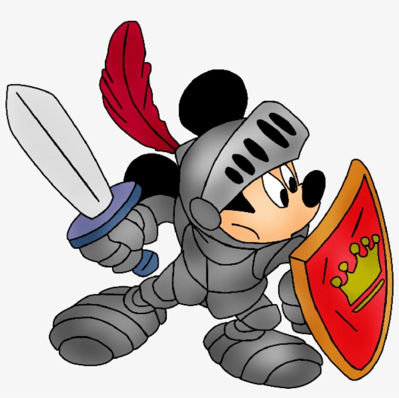 Mickey Mouse Images, Mickey Mouse Cartoon, Baby Mickey - Mickey Mouse With Sword, transparent png #1226963