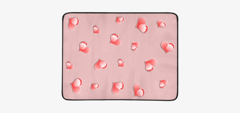 Floating Hearts Beach Mat - Candy, transparent png #1227026