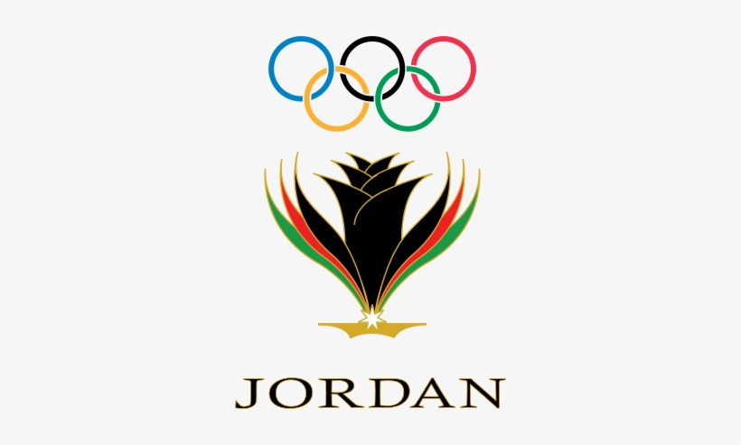 300px-jordan Olympic Committee Logo - International Olympic Committee, transparent png #1227131