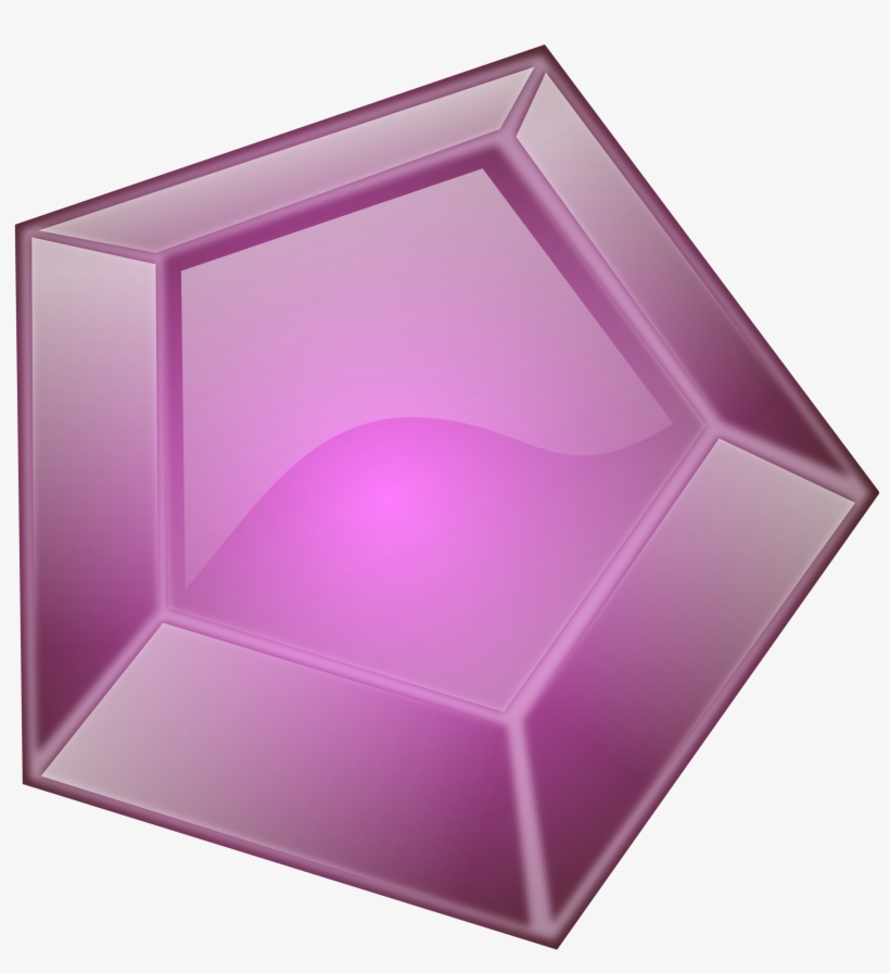 Gems Clipart Purple Diamond Pencil And In Color Gems - Purple Gem Clip Art, transparent png #1227373
