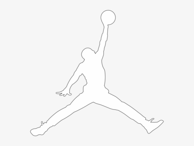 jordan logo white png